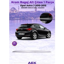 AEK Modern Opel Astra J Bagaj Alt Çıtası 2010-2015 Paslanmaz Çelik