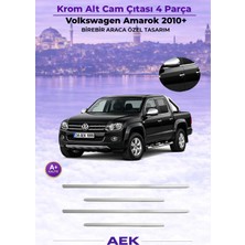AEK Modern Vw Amarok Cam Çıtası 2010- Paslanmaz Çelik