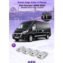 AEK Modern Fiat Ducato Kapı Kolu + Çerçeve 2006-2024 Paslanmaz Çelik