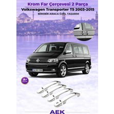 AEK Modern Vw T5 Transporter Kapı Kolu 2003-2015 Paslanmaz Çelik