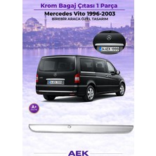 AEK Modern Mercedes Vito Bagaj Çıtası 1996-2003 Paslanmaz Çelik