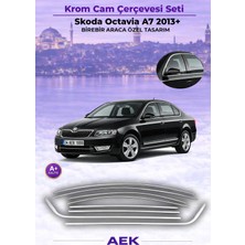 AEK Modern Skoda Octavia A7 Kapı Eşiği 2013- Paslanmaz Çelik