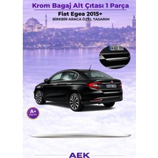 AEK Modern Fiat Egea Bagaj Alt Çıtası 2015- Paslanmaz Çelik