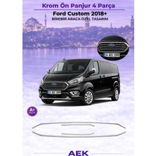 AEK Modern Ford Custom Ön Panjur 2018- Paslanmaz Çelik