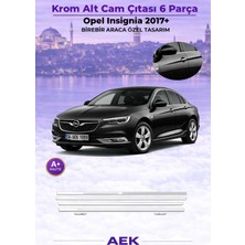 AEK Modern Opel Insignia Cam Çıtası 2017- Paslanmaz Çelik