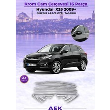 AEK Modern Hyundai İX35 Cam Çerçevesi P.çelik