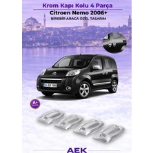 AEK Modern Citroen Nemo Kapı Kolu + Çerçeve 2008- Paslanmaz Çelik