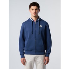 North Sails Kapüşonlu Fermuarlı Pamuk Sweatshirt