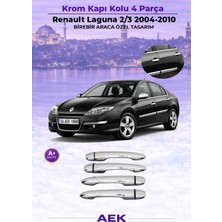 AEK Modern Renault Laguna 2/3 Kapı Kolu 2004-2010 Paslanmaz Çelik