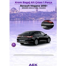 AEK Modern Renault Megane 4 Bagaj Alt Çıta 2016- Sd Paslanmaz Çelik