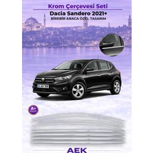 AEK Modern Dacia Sandero Stepway 2021 Krom Cam Çerçevesi