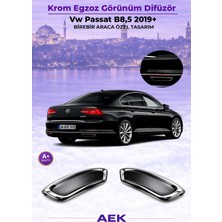 AEK Modern Vw Passat B8,5 Egsoz Kromu Difüzör 2019- Rline Sd Paslanmaz Çelik