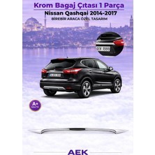 AEK Modern Nissan Qashqai Bagaj Çıtası 2014-2017 Paslanmaz Çelik
