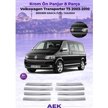 AEK Modern Vw T5 Transporter Ön Panjur 2003-2010 Paslanmaz Çelik