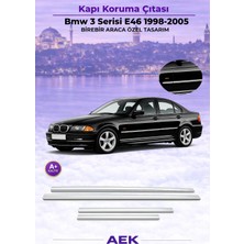AEK Modern Bmw E46 Yan Kapı Çıtası 1998-2005 Paslanmaz Çelik