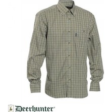 T. Deerhunter Wyatt Yeşil Kareli Uzun Kol Gömlek 43/44