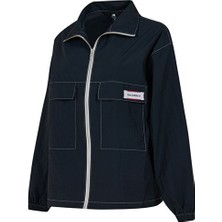 New Balance Nb Lifestyle Women Jacket Kadın Lacivert Ceket - WNJ1624