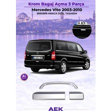 AEK Modern Mercedes Vito Bagaj Açma 2003-2010 Paslanmaz Çelik