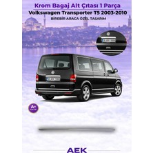 AEK Modern Vw T5 Transporter Bagaj Alt Çıtası 2003-2010 Paslanmaz Çelik