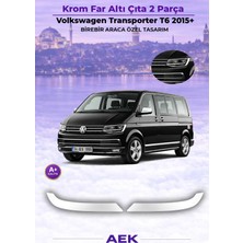 AEK Modern Vw T6.1 Transporter Far Altı Çıta Paslanmaz Çelik 2019-