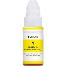 Canon GI-490Y Yellow Sarı Şişe Mürekkep G1411-2411-3411-4411