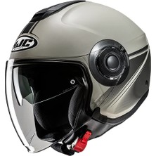 Hjc İ40N Vision MC5SF Yarım Motosiklet Kaskı Gri