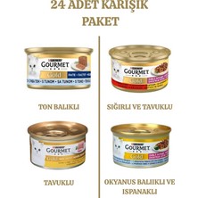 Purina Gourmet Gold Karışık Yaş Konserve Kedi Maması 85 gr x 24 Adet