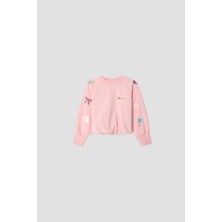 Swatsky Kız Çocuk Pembe Sweatshirt