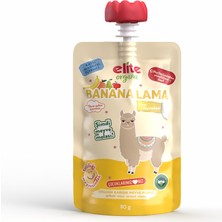 Elite Naturel Banana Lama Organik Karışık Meyve Püresi 110 gr