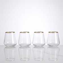 Qua Home Meringue 4lü Kristal Su Bardağı 380 cc
