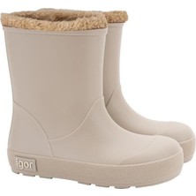 Igor İgor Yogi Borreguito Beige Kürklü Çocuk Yağmur Bot Çizme Bej W10306-004