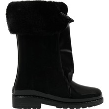 Çocuklar İçin Igor Campera Charol Soft Siyah Yağmur Çizmesi W10239-002 Hafif ve Esnek PVC Tabanlı Bot
