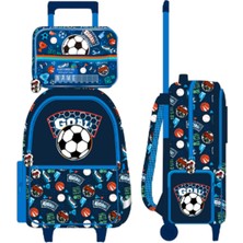 Dream Vest Futbol Çek-Çek ve Beslenme Çantası Seti Çok Renkli (E)