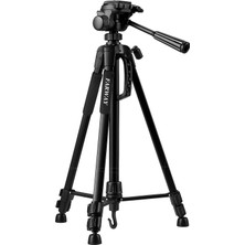 Empressco Profesyonel Alüminyum Tripod 360° Ayarlanılabilir Panoramik Başlık Su Terazili Telefon Tutucu 175CM