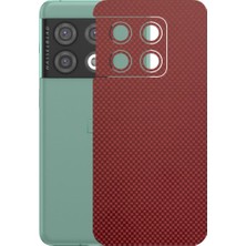 Kapps Oneplus 10 Pro ile Uyumlu Fiber Serisi Premium Arka Kapak Kaplama(Kenarlar Yoktur!)