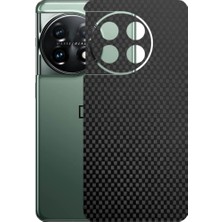 Kapps Oneplus 11 ile Uyumlu Fiber Serisi Premium Arka Kapak Kaplama(Kenarlar Yoktur!)