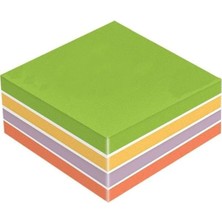 Yapışkanlı Not Kağıdı 5 Renk 450 Sayfa 1 Paket Gizemli Küp Blok Yapışkanlı Postit 75X75 mm