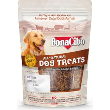 BonaCibo Dana Et Çubukları Ödül Maması  100 Gr. Beef Strips