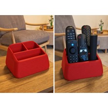 Sepetzone Kumanda Standı - 3 Bölmeli Büyük Kumanda Organizer Masaüstü Düzenleyici