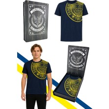 Fenerbahçe Erkek Trıbun Halftone Logolu Tshırt Lazer Kutu Hediyeli