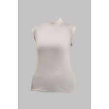 Hürrem Bone Taş Body Balıkçı Yaka Viskon Sıfır Kollu 1027_46