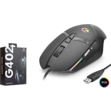 Good Pro G402 Rgb Gaming Mouse 7200 Dpı 7 Tuş 1000Hz Siyah