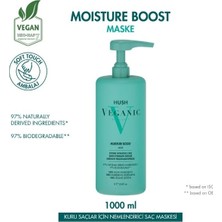 Hush Veganic Moisture Boost Kuru Saçlar Için Nemlendirici Maske 1000 ml