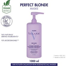 Hush Veganic Perfect Blonde Sarı ve Platin Saçlar Için Bakım Maskesi 1000 ml