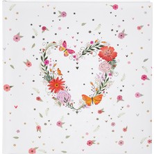 Goldbuch Floral Embrace Altın Varaklı Çiçek Desenli Fotoğraf Albümü 30X31 cm 60 Beyaz Sayfa Yapıştırmalı
