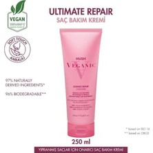 Hush Veganic Ultimate Repair Yıpranmış Saçlar Için Onarıcı Saç Kremi 250 ml