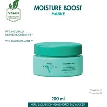 Hush Veganic Moisture Boost Kuru Saçlar Için Nemlendirici Maske 200 ml