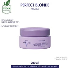 Hush Veganic Perfect Blonde Sarı ve Platin Saçlar Için Bakım Maskesi 200 ml
