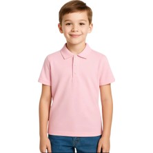 Lily Co Kısa Kollu Polo Yaka Unisex Tişört