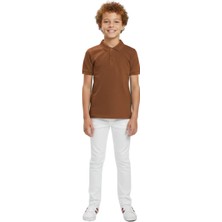 Lily Co Kısa Kollu Desenli Polo Yaka Unisex Tişört